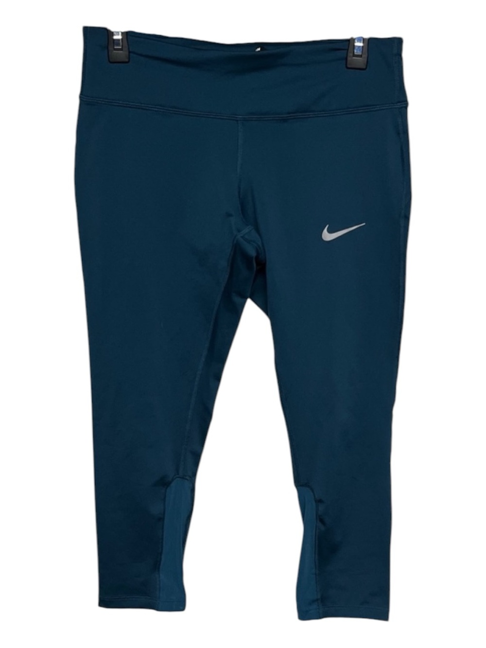 Nike Dri-FIT Blue Cropped Leggings Women’s Athletic Workout Pants Size Medium